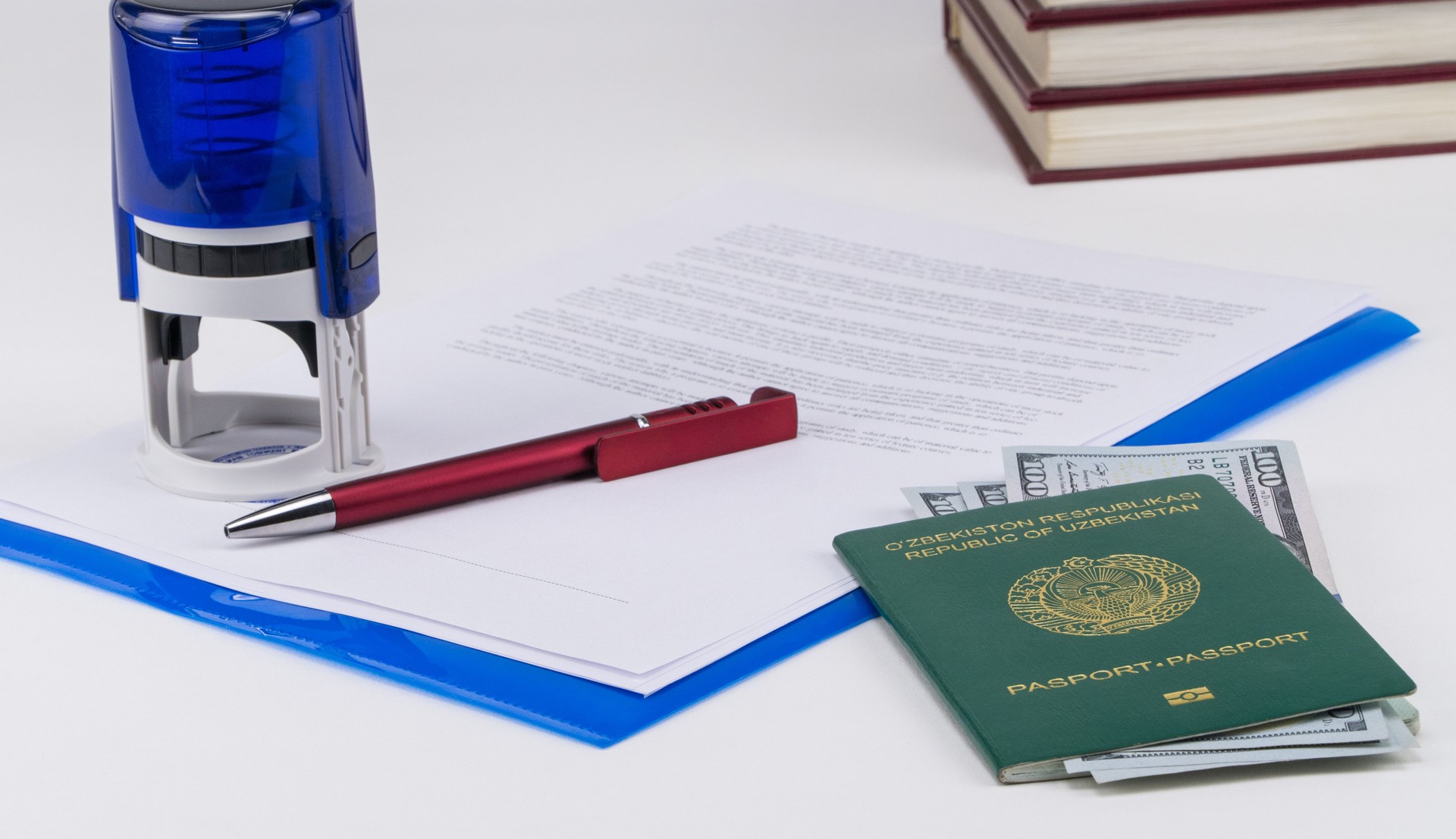 Passport authentication abroad